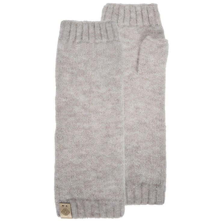 isotoner guantes mitones beige