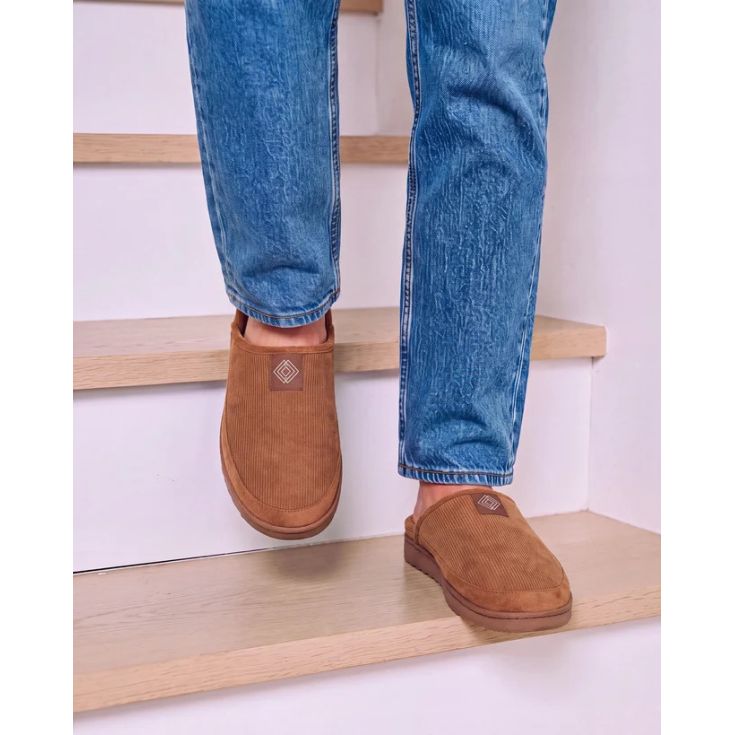 isotoner zapatillas camel hombre