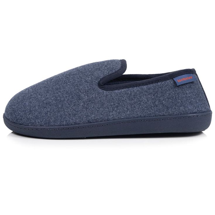 isotoner zapatilla cerrada hombre azul marino