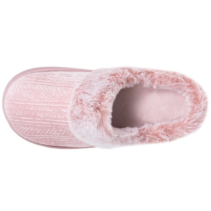isotoner zapatilla mules blush 