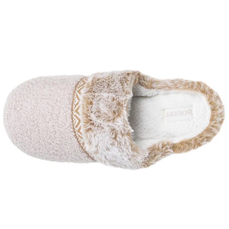 isotoner zapatilla mules beige 
