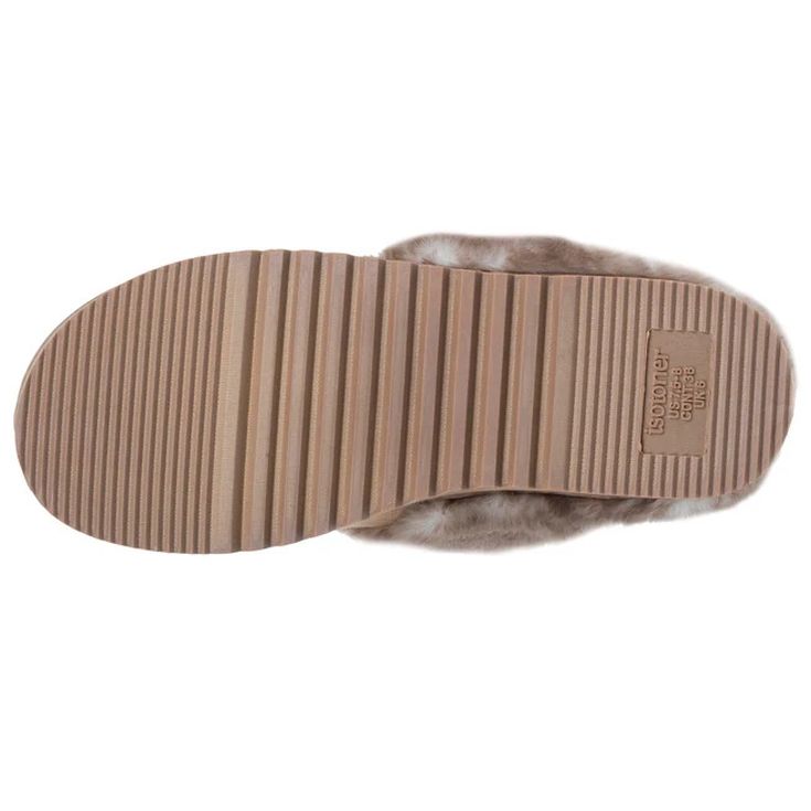 isotoner zapatilla mules camel 