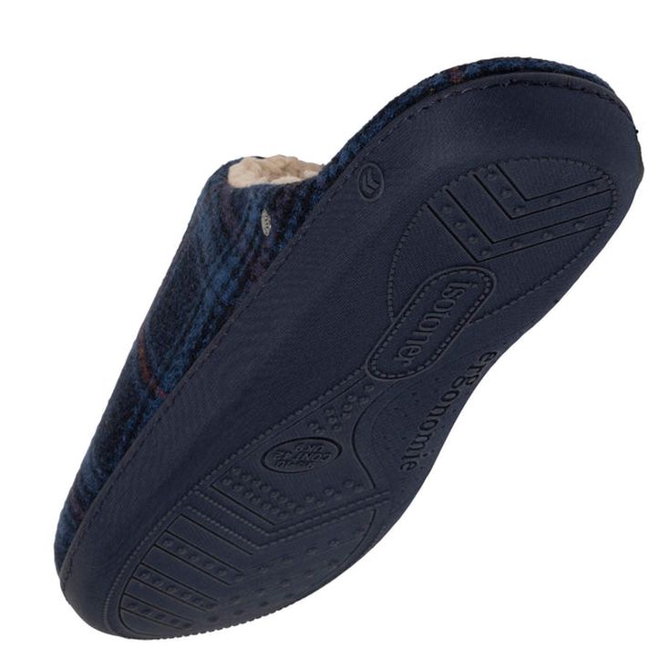 isotoner zapatillas mules azul marino hombre