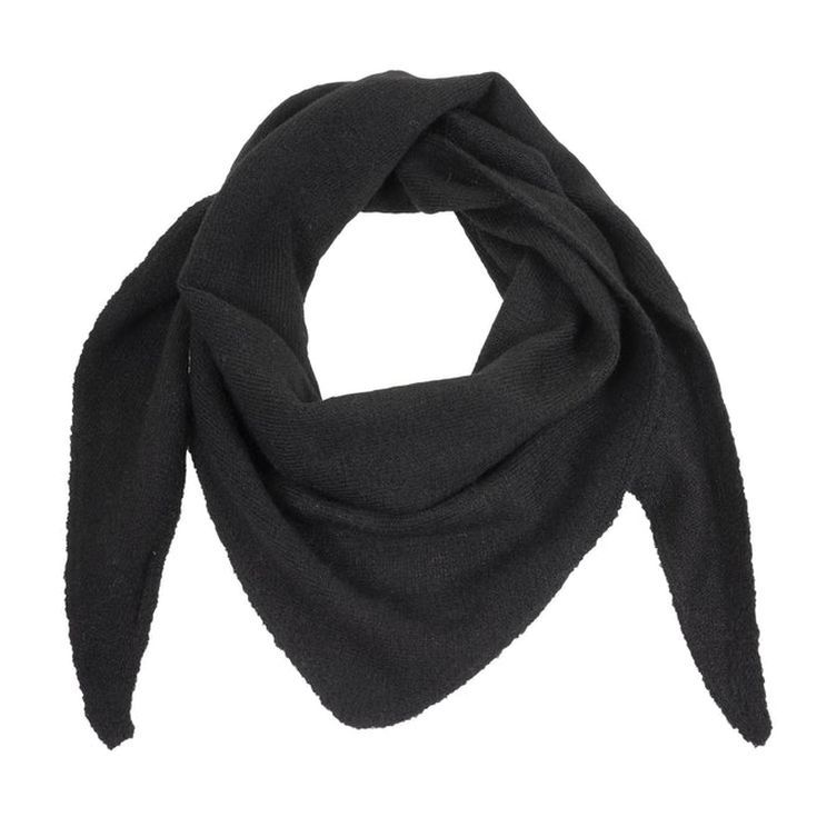 isotoner bufanda triangular negra