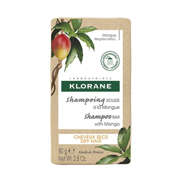 klorane mango champu solido 80 gramos