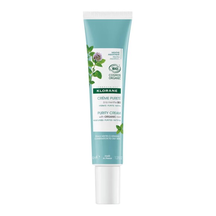 klorane menta acuatica facial purificante 40g