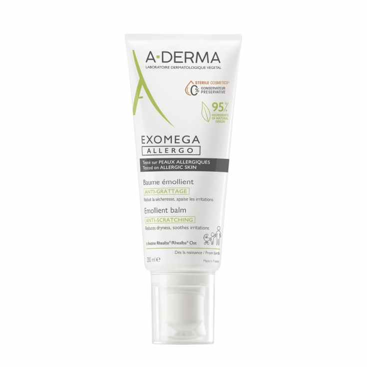 aderma exomega allergo balsamo emoliente antirascado 200ml aderma exomega allergo balsamo emoliente antirascado 200ml
