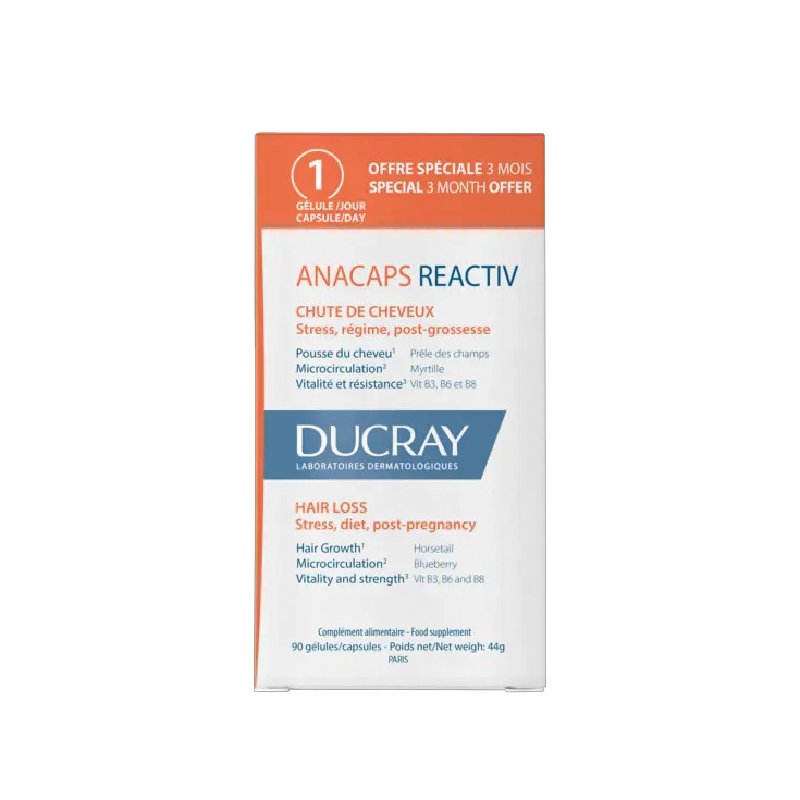 ducray anaphase reactiv complemento alimenticio caida pelo90 caps