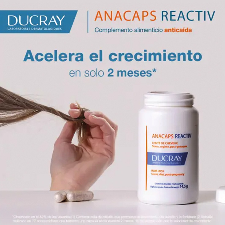 ducray anaphase reactiv complemento alimenticio caida pelo90 caps