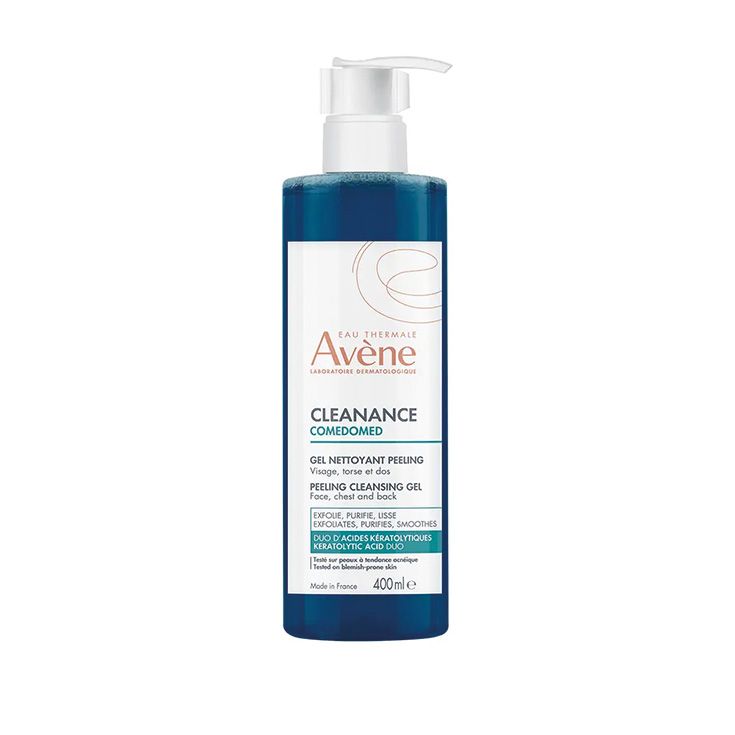 avene cleanance gel limpiador exfoliante 400ml