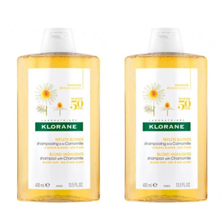 klorane champu camomila-rubios 400ml duplo