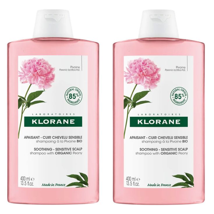 klorane champu peonia sensible 400ml duplo klorane champu peonia sensible 400ml duplo