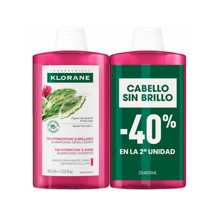klorane champu higo de barbaria 400ml duplo