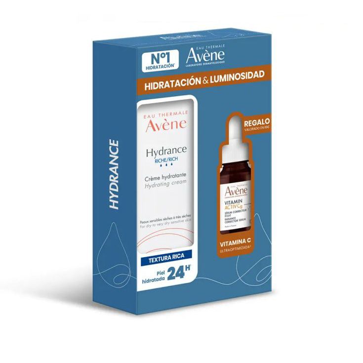 avene hydrance crema hidratante 40ml cofre 2 piezas