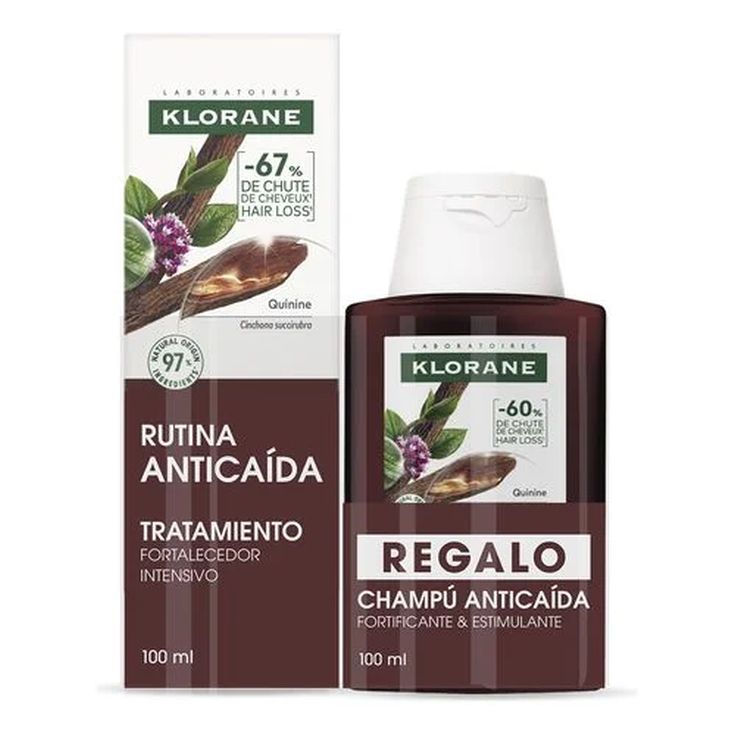 klorane pack tto anticaida + champu quinina 100ml klorane pack tto anticaida + champu quinina 100ml