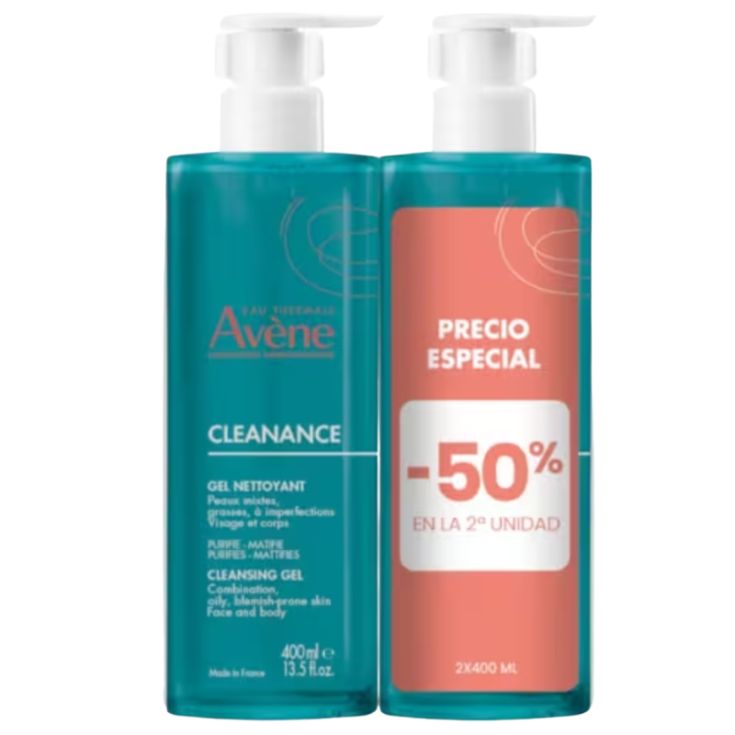 avene cleanance agua micelar 400ml (50%)