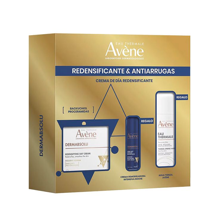 avene dermabsolu crema dia cofre 3 piezas