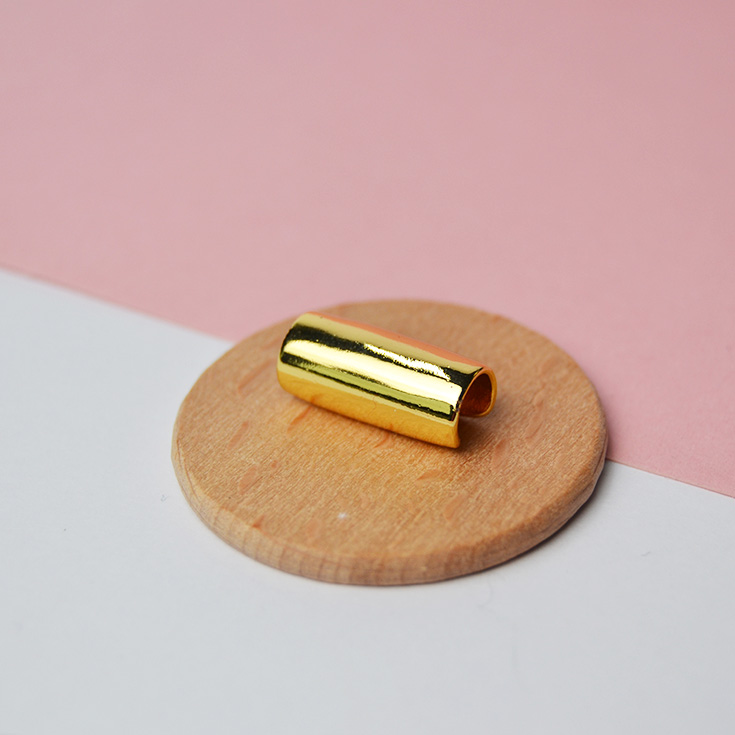 pendiente cuff oreja grande dorado