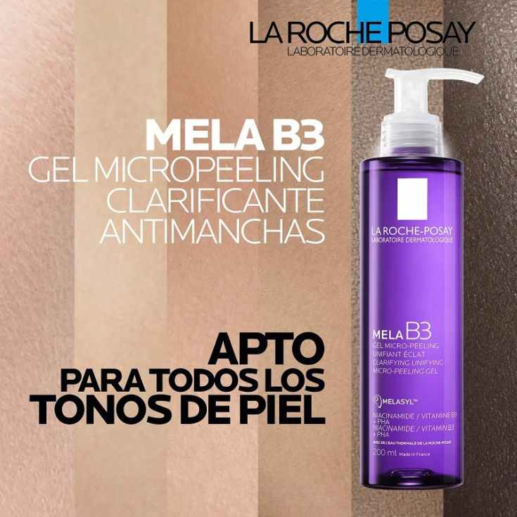la roche posay mela b3 clarifying micro-peeling gel 200ml