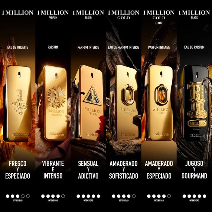paco rabanne one million black eau de parfum