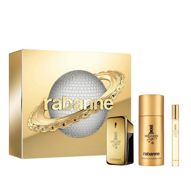 paco rabanne 1 million eau de toilette cofre 3 piezas