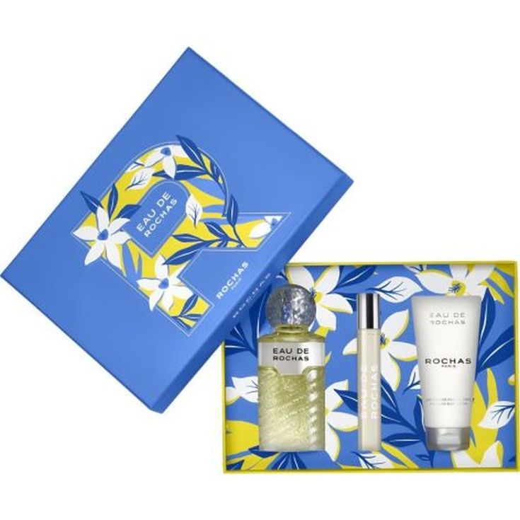 eau de rochas eau de toilette 100ml cofre 3 piezas