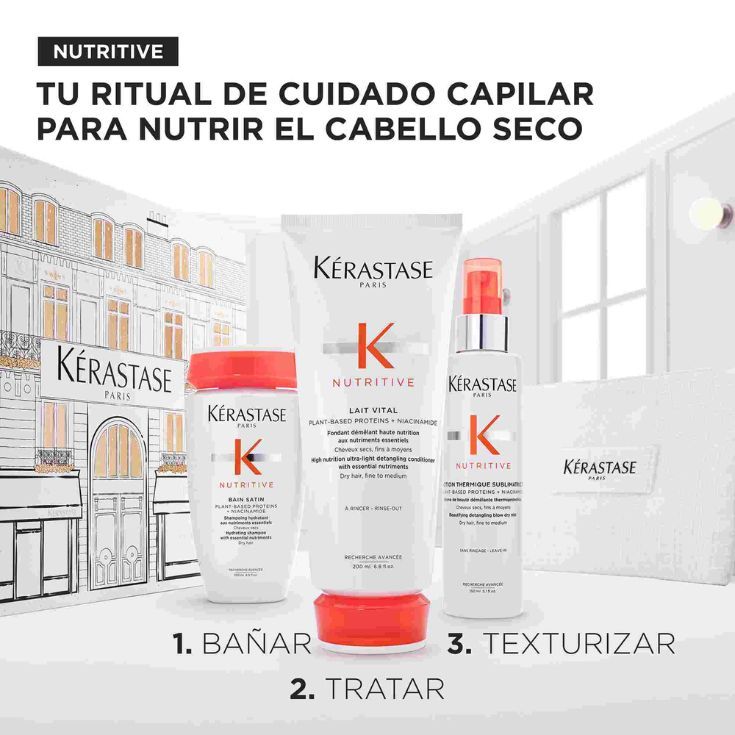kerastase nutritive fondant trio cofre 3 piezas