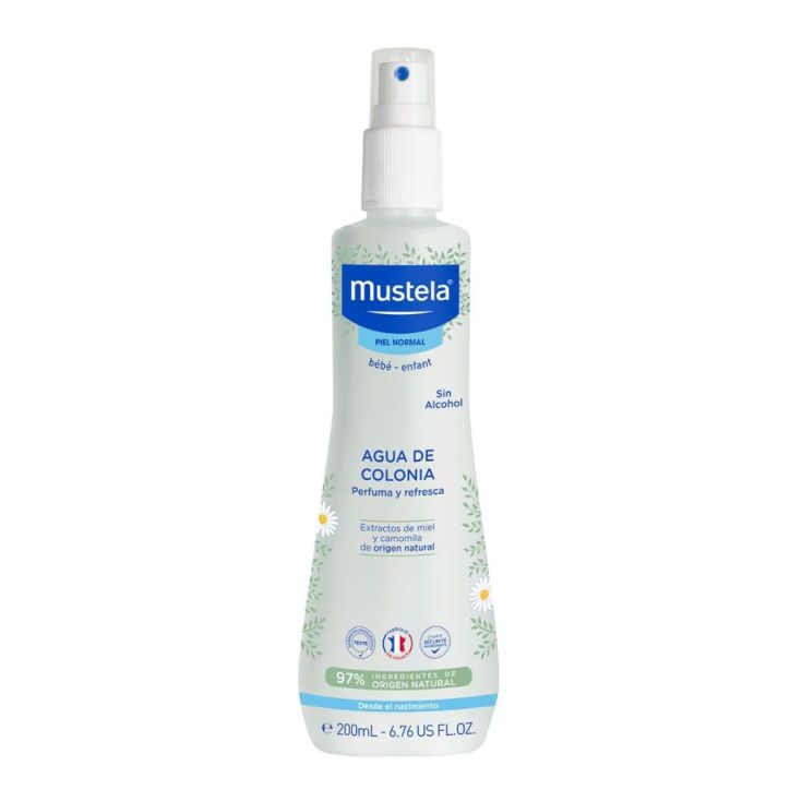 mustela agua de colonia 200 ml. s/alcohol 