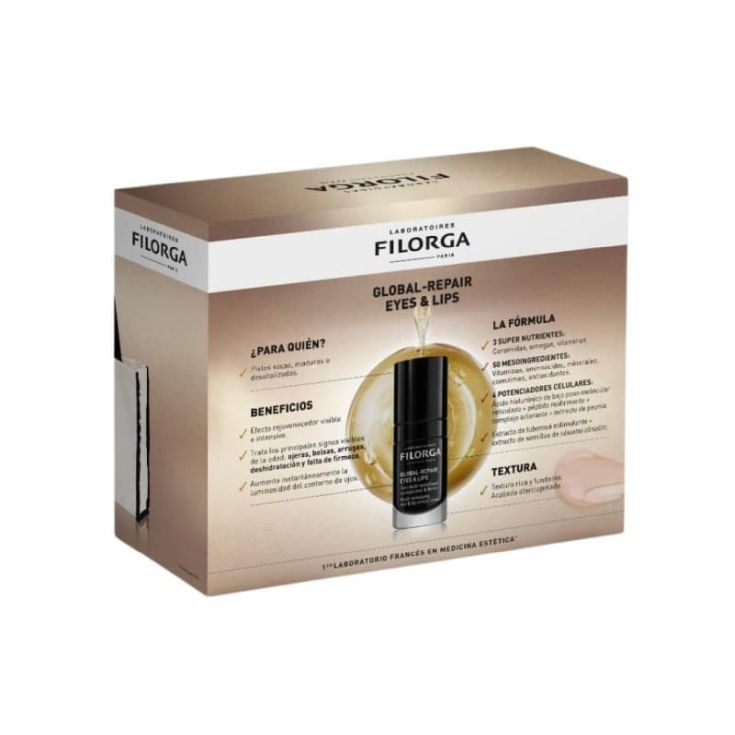 filorga global-repair eyes & lips+bolso cofre