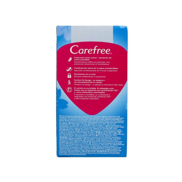 carefree flexiform protege-slips 30unidades