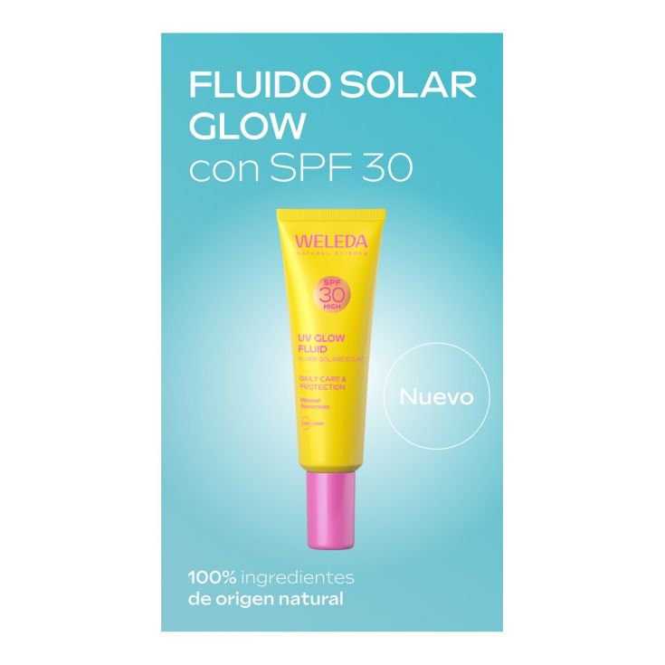 weleda uv glow fluido protector solar facial spf30 30ml weleda uv glow fluido protector solar facial spf30 30ml