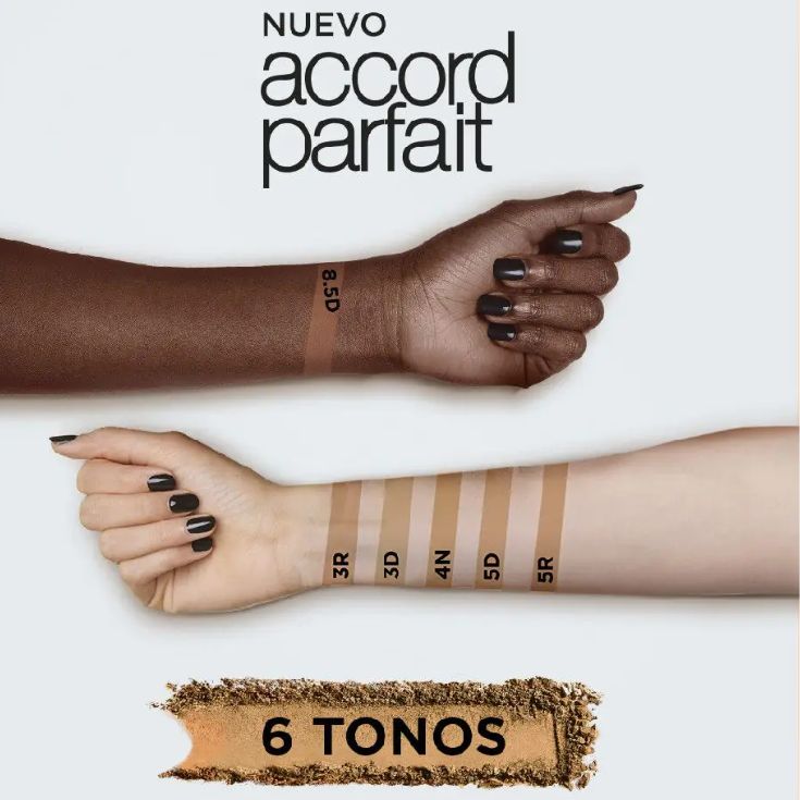 loreal accord parfait base de maquillaje en polvo hidratante