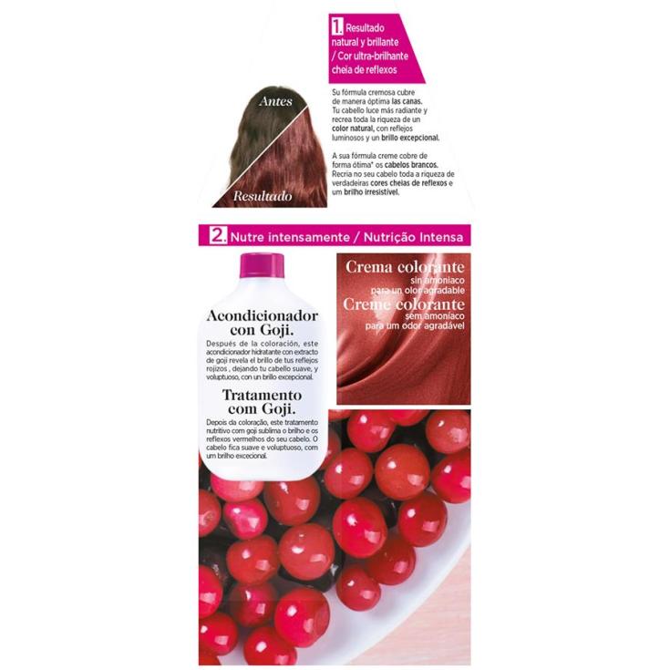 casting creme gloss tinte sin amoniaco caoba nº 550