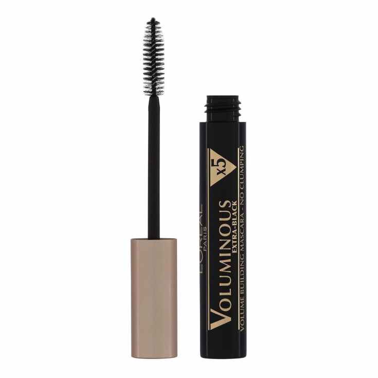 loreal voluminous mascara de pestañas extra black 