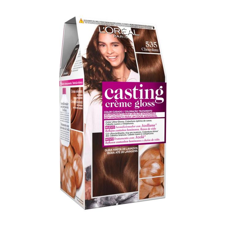 casting creme gloss tinte sin amoniaco chocolate nº 535 