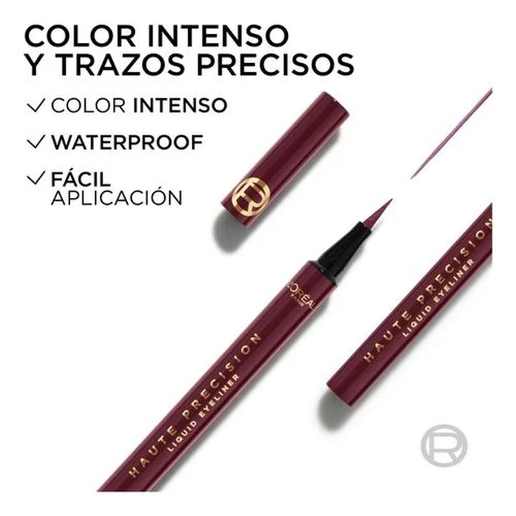 loreal ojos liq haute precision delineador de ojo granate