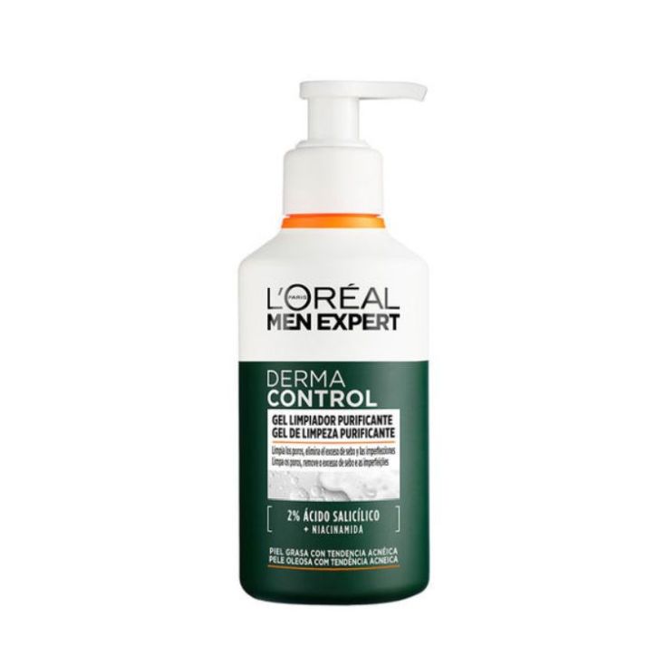 men expert derma control gel limpiador 260ml