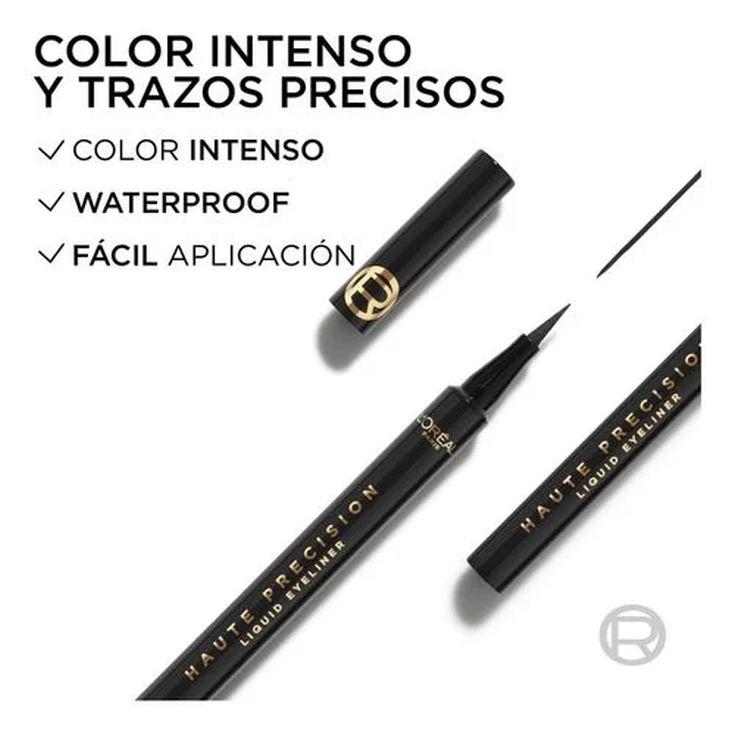 loreal ojos liq haute precision delineador de ojo negro
