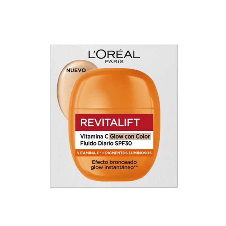 loreal revitalift vitamina c sunpodfluido facil protector facial spf30 40ml