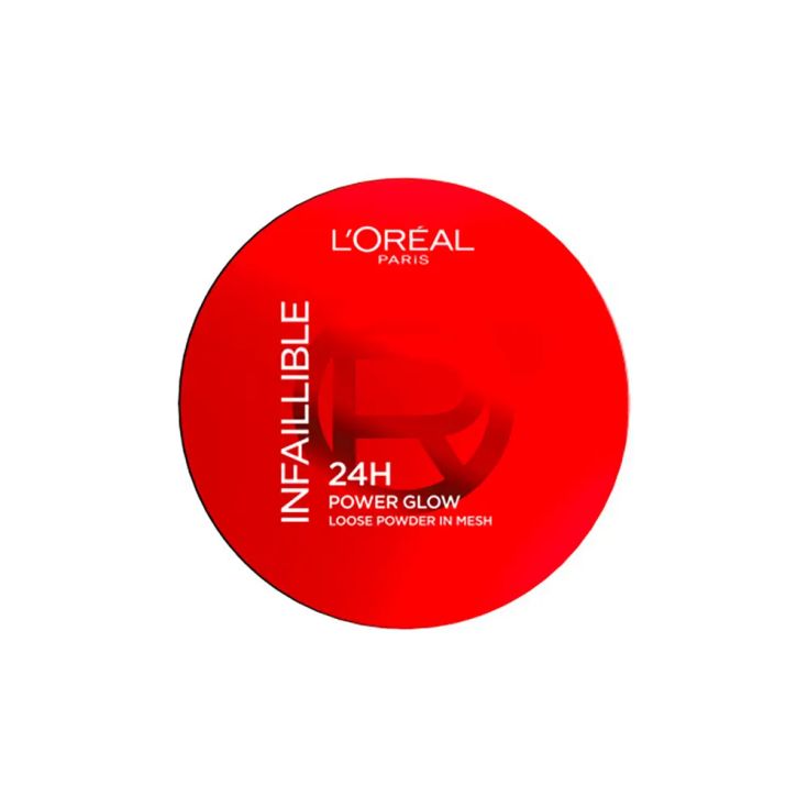 loreal infalible power glow loose powder in mesh 24h polvos sueltos