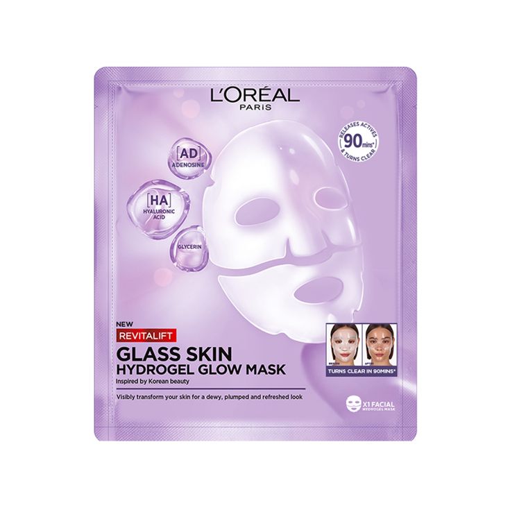 loreal revitalift filler glass skin mascarilla 1ud