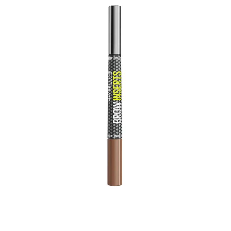 maybelline brow insert black brown rotulador de cejas