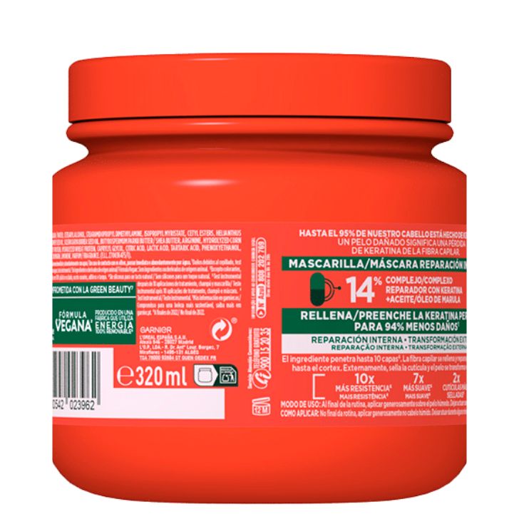 fructis mascarilla adios daños 300ml
