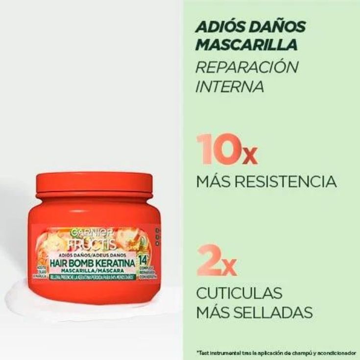 fructis mascarilla adios daños 300ml