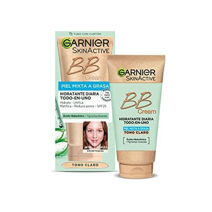 garnier skinactive bb cream pieles mixtas a grasas oil free tono light 50ml garnier skinactive bb cream pieles mixtas a grasas oil free tono light 50ml