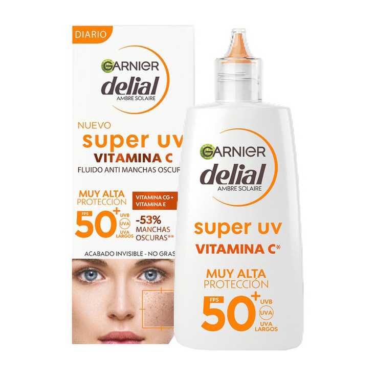 delial super uv fluido salar facial antimanchas spf50+ 40ml delial super uv fluido salar facial antimanchas spf50+ 40ml