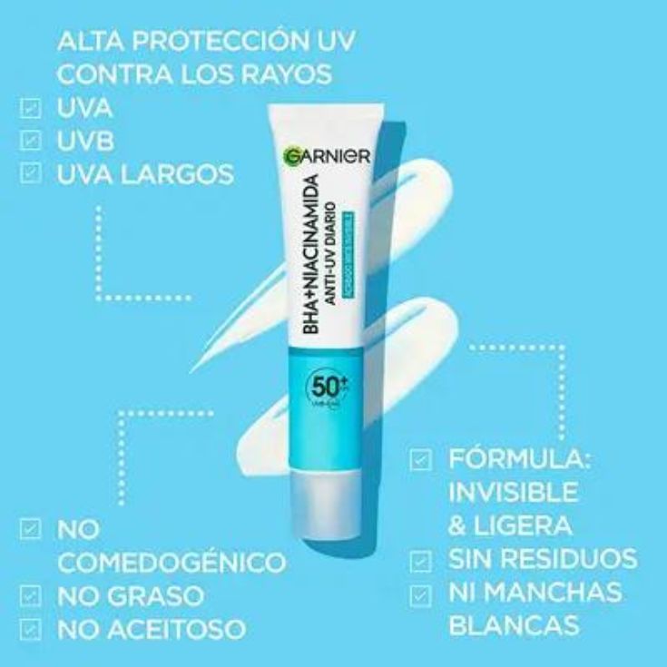 garnier skin uv fluid pure de niacidamida garnier skin uv fluid pure de niacidamida