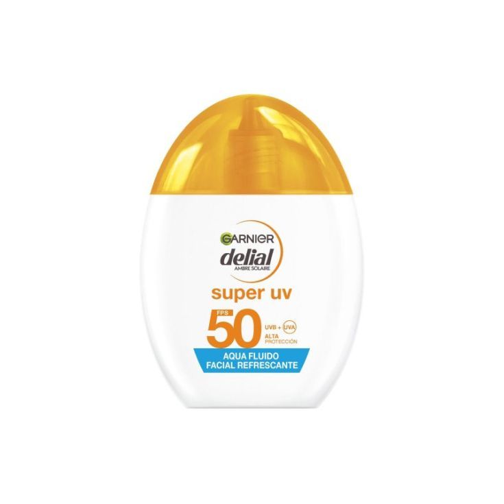 delial protector solar facial aqua fluido refrescante spf50 40 ml
