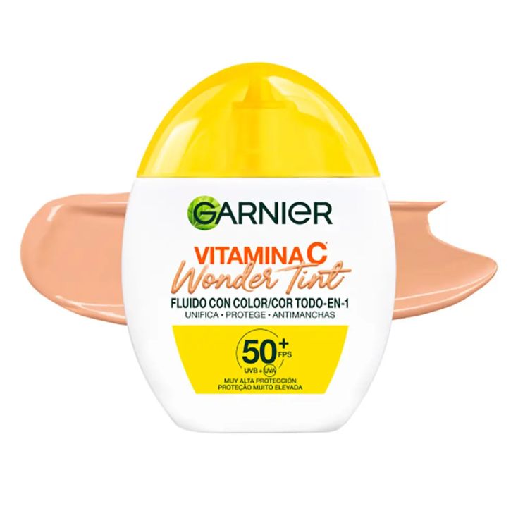 garnier vitamina c fluido con color y spf50 40ml