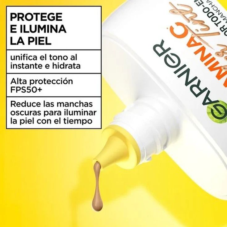 garnier vitamina c fluido con color y spf50 40ml